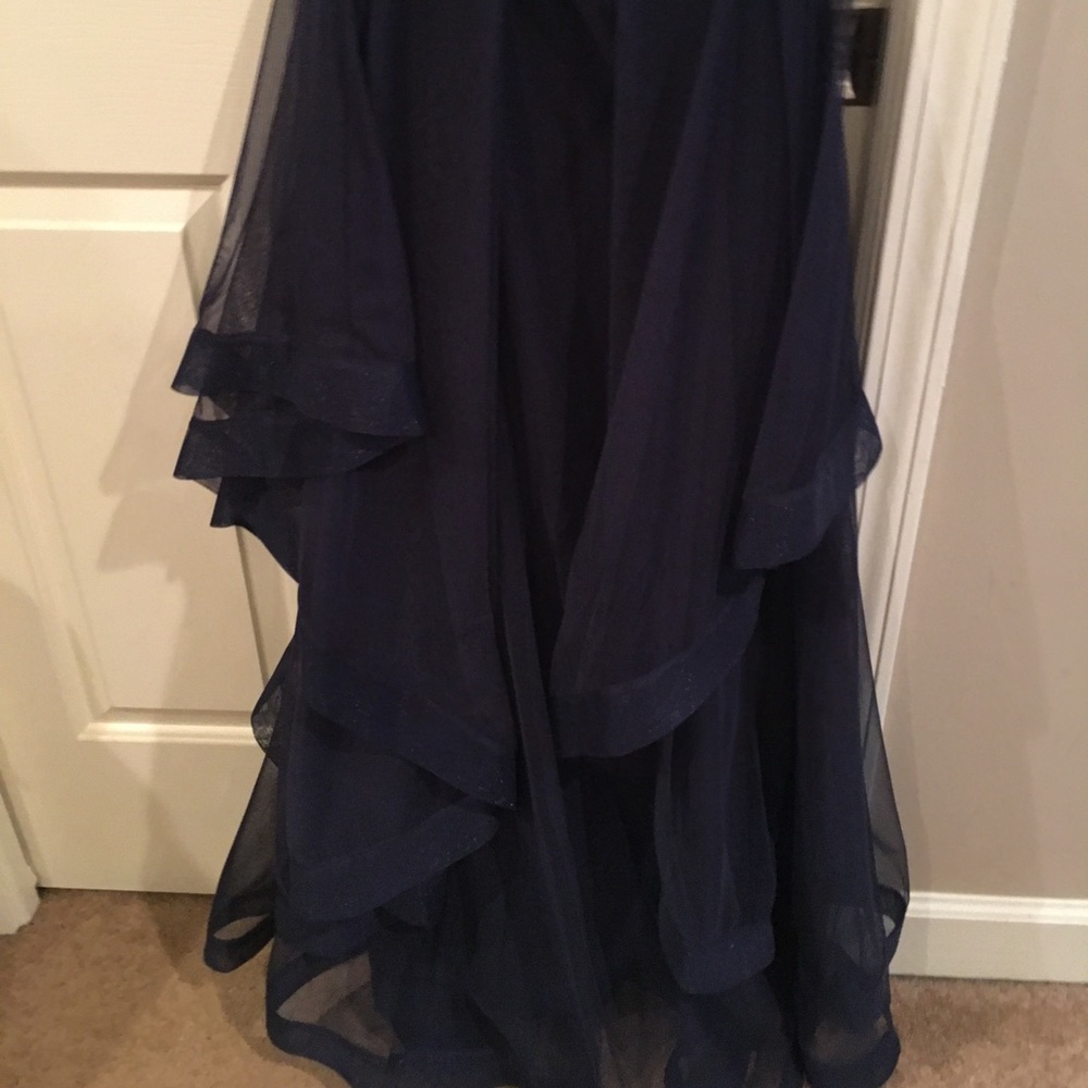 Gorgeous Navy Formal Two Piece Dress